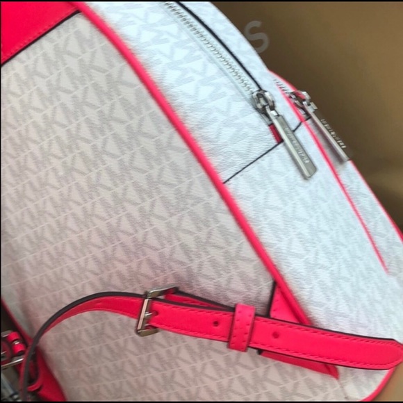Michael Kors Backpack neon pink MK new - Picture 5 of 7